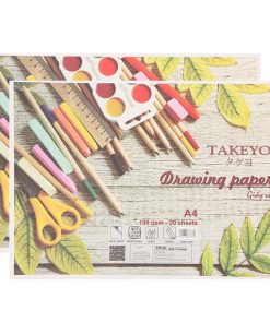 Tập Giấy Vẽ Takeyo A4 Lò Xo 50 Tờ