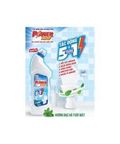Tẩy bồn cầu Power 100 hương bạc hà