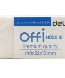 Tẩy gôm Deli H03010 màu trắng