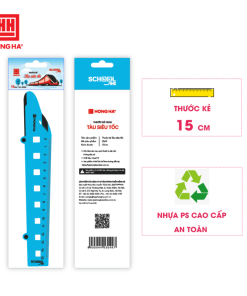 Thước Kẻ 15cm Tàu Siêu Tốc Hồng Hà