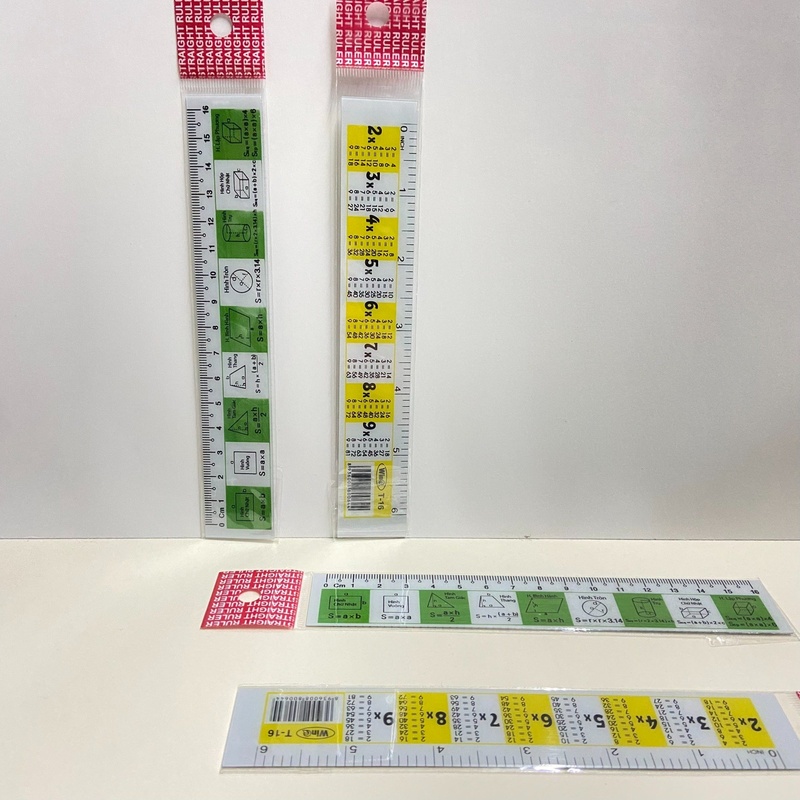Thước kẻ có bảng cửu chương và toán học WinQ T-16
