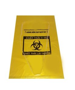 Túi đựng rác y tế màu vàng