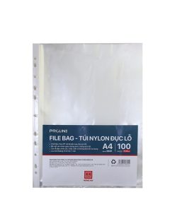 Túi nilon đục lỗ A4 Proline 6691 0.04mm