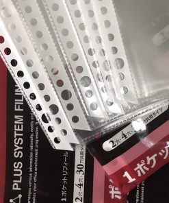 Túi nilon đục lỗ dày Plus A4 10 chiếc/1 tập