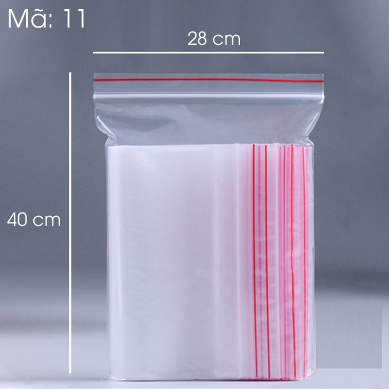 Túi zip số 1 kích cỡ 5cm x7cm