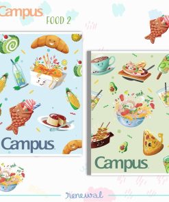 Vở campus 120 trang dòng kẻ ngang